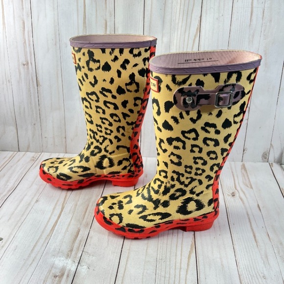 Hunter Other - Hunter Original Kids‎ Hybrid Print Rain Boots Size 2/3